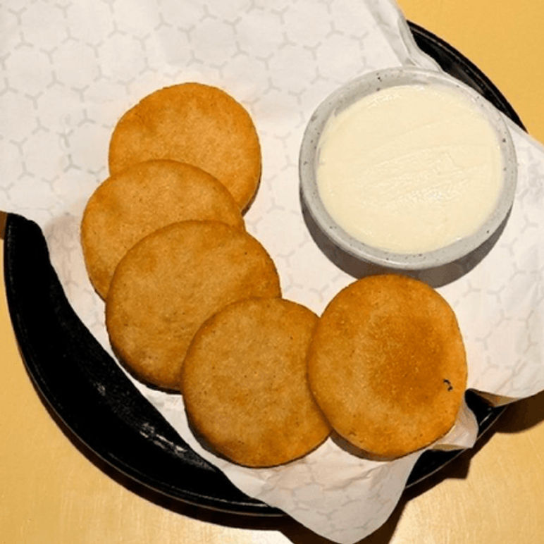 Arepitas Fritas con Nata