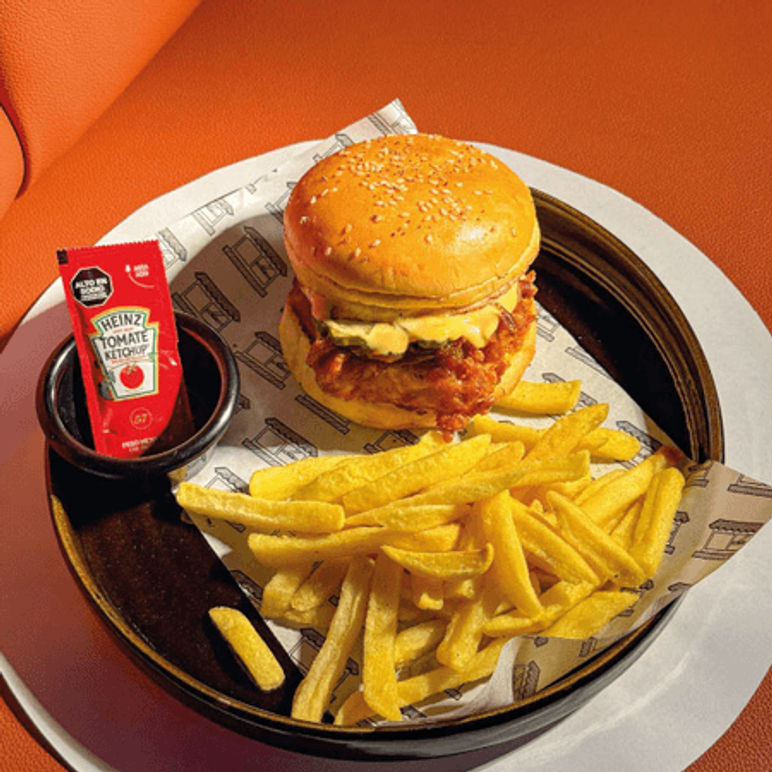 Hamburguesa de Pollo Crispy