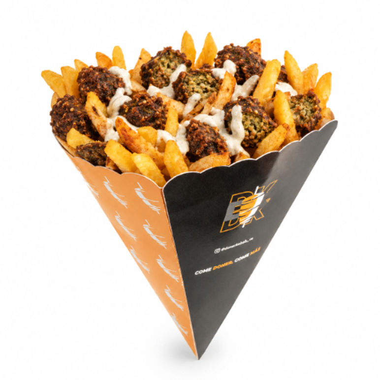 Pirámide de falafel