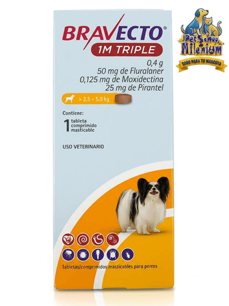 BRAVECTO 1M TRIPLE