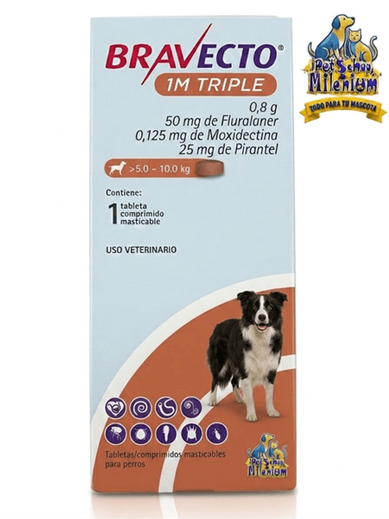 BRAVECTO 1M TRIPLE
