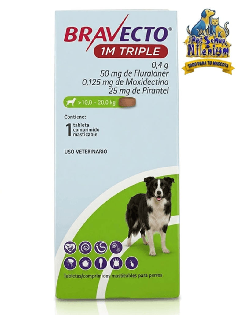 BRAVECTO 1M TRIPLE