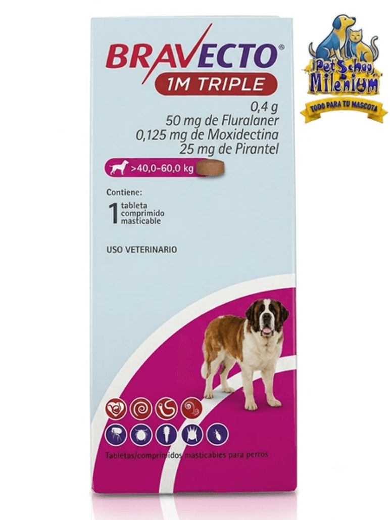 BRAVECTO 1M TRIPLE
