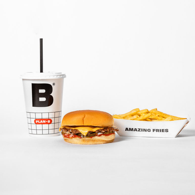 Combo Cheeseburger Sencilla