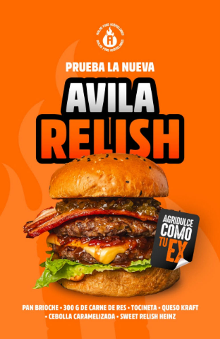 AVILA RELISH + PAPAS