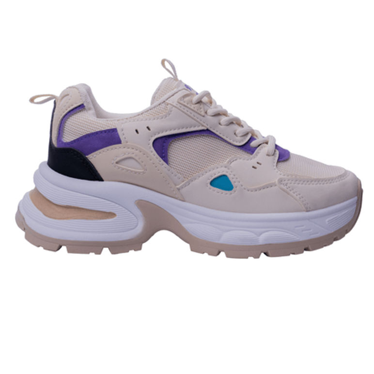 BOOM 24120 D BEIGE/PURPLE/BLK