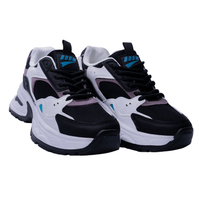 BOOM 24120 D BLK/WHT/PURPLE