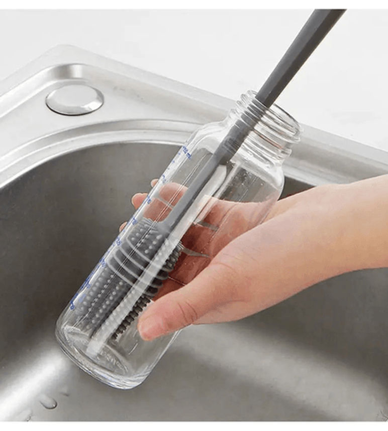 Cepillo de Silicone para Vasos, Envases y Frascos