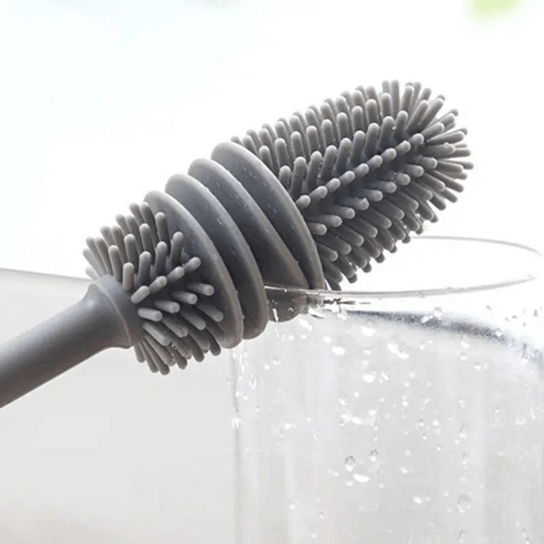 Cepillo de Silicone para Vasos, Envases y Frascos
