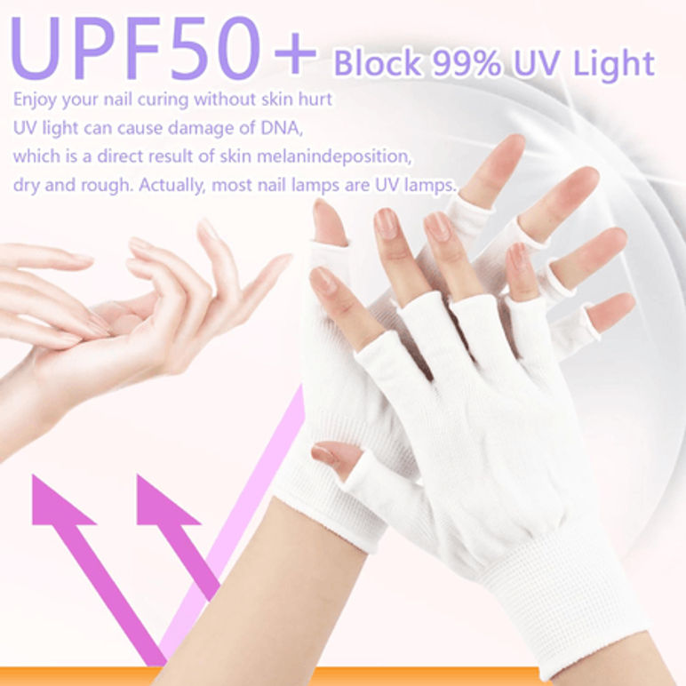 Guantes de Protección UV para Manicure
