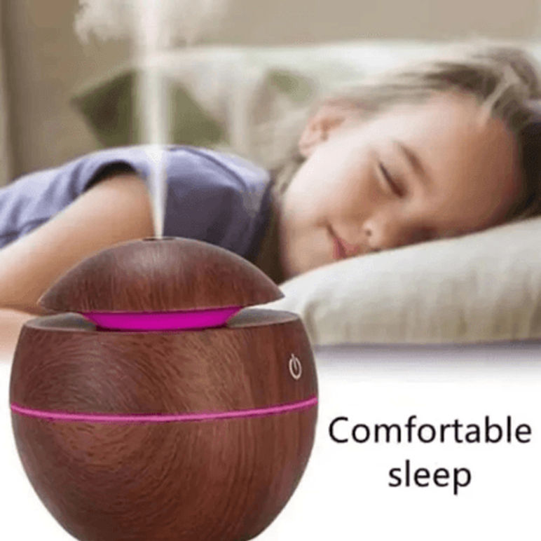 Humidificador Redondo con Luces (200ml)