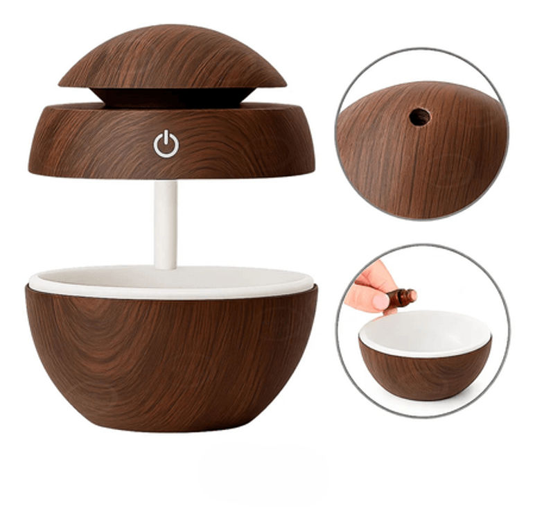 Humidificador Redondo con Luces (200ml)
