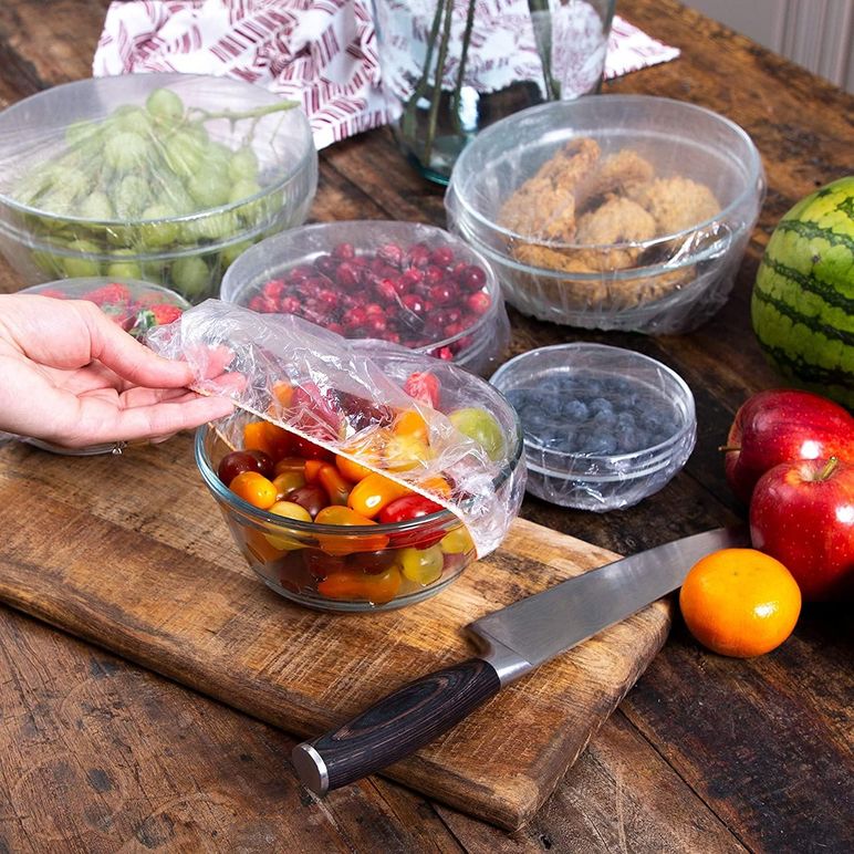 Pack de 100 tapas desechables para alimentos