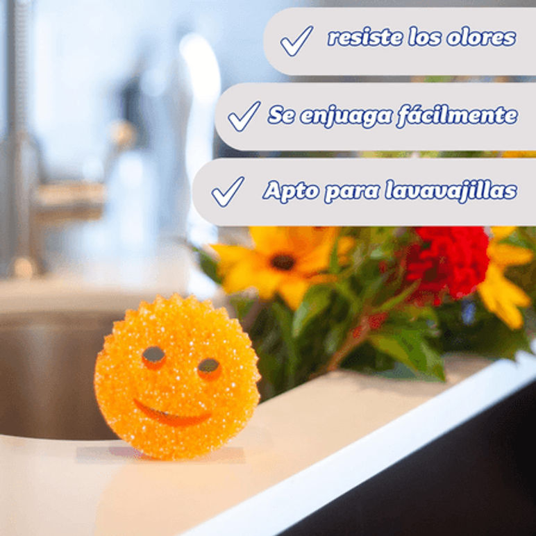 Pack 3 Esponjas Tipo Scrub Daddy