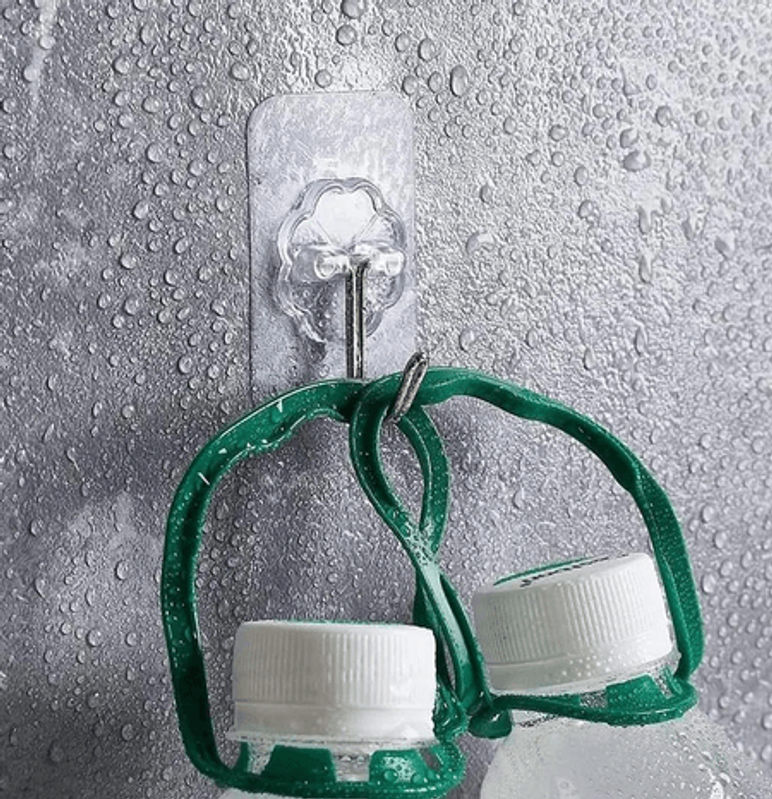 Pack 6 Percheros Adhesivos Para Pared (sin Perforar)