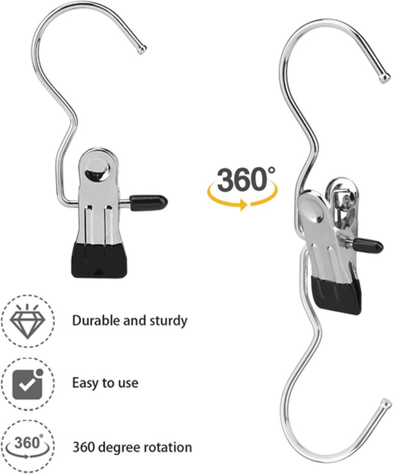 Pack de 4 Ganchos Clips para Pantalón (multifuncionales)