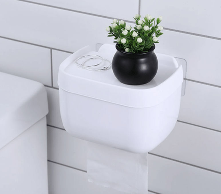 Porta Papel Higiénico Autoadhesivo