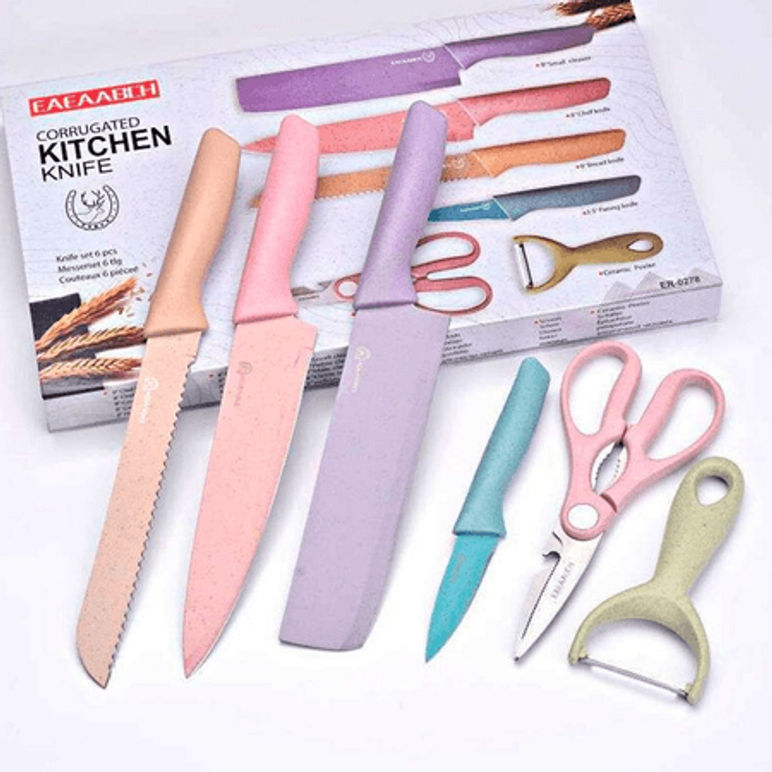 Set de cuchillos de 6 piezas 