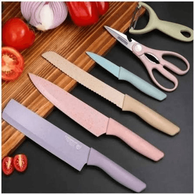 Set de cuchillos de 6 piezas 