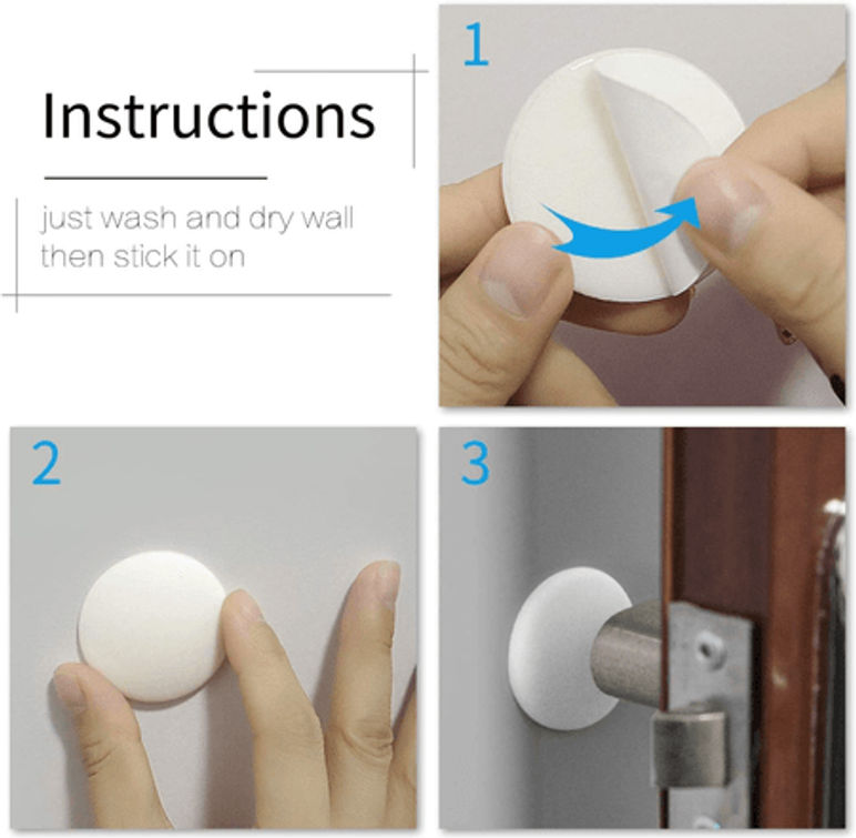 Tope Anti Golpes para Puertas (Adhesivo 3M)