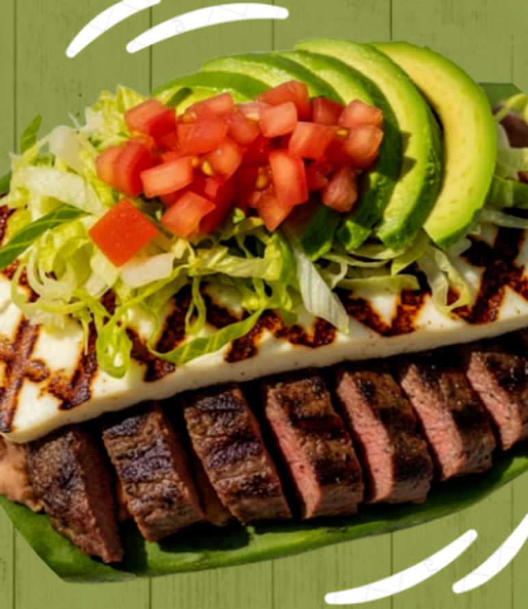 Huarache de Nopal Arrachera
