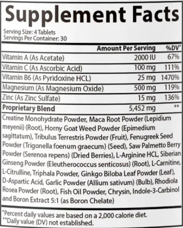 CREATINE MONSTER TEST (120 Tabletas)