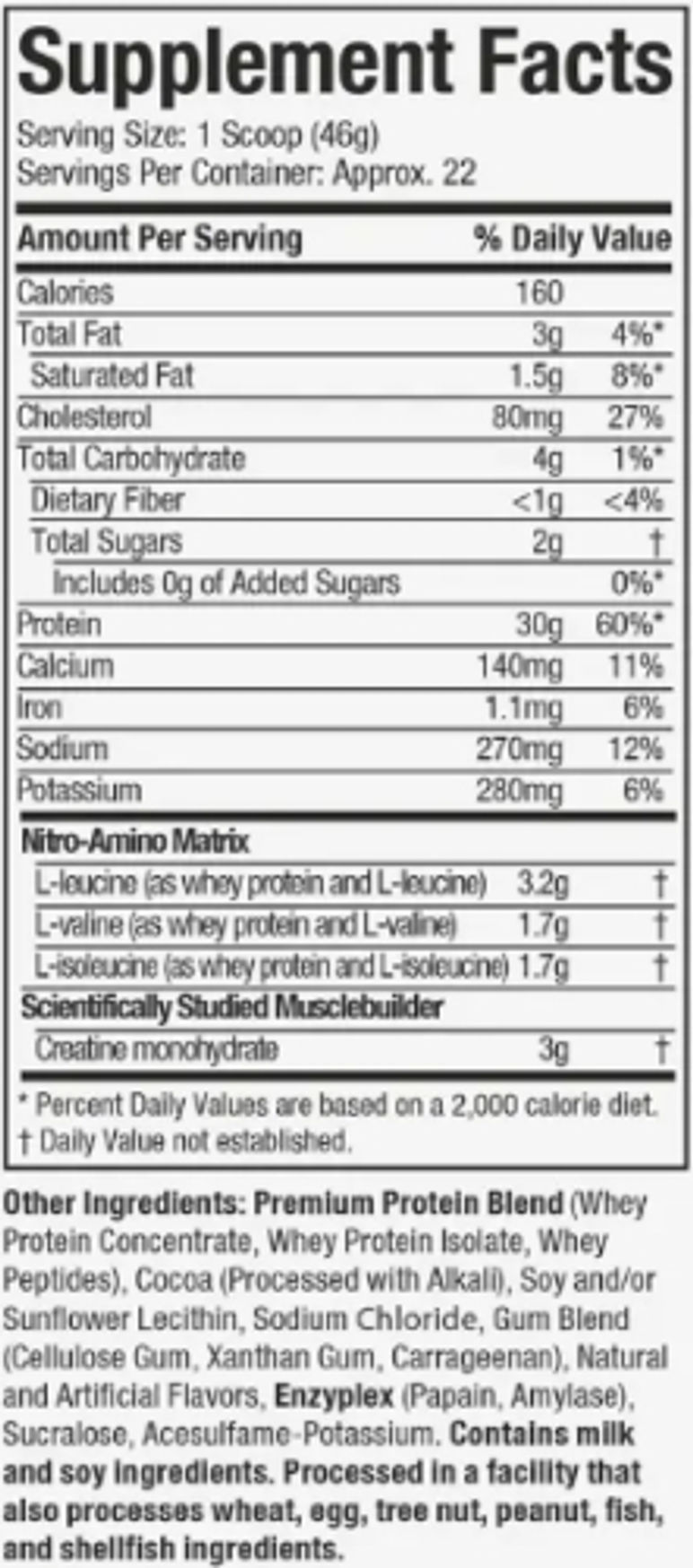 MUSCLETECH NITRO TECH MILK CHOCOLATE (1 Srv)