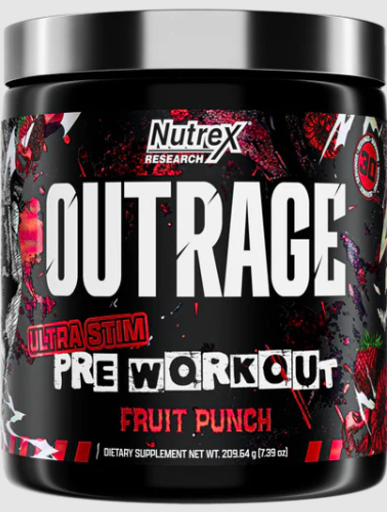 PREWORKOUT OUTRAGE Fruit Punch (30Srv)