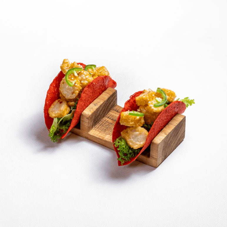 Taco rock shrimp