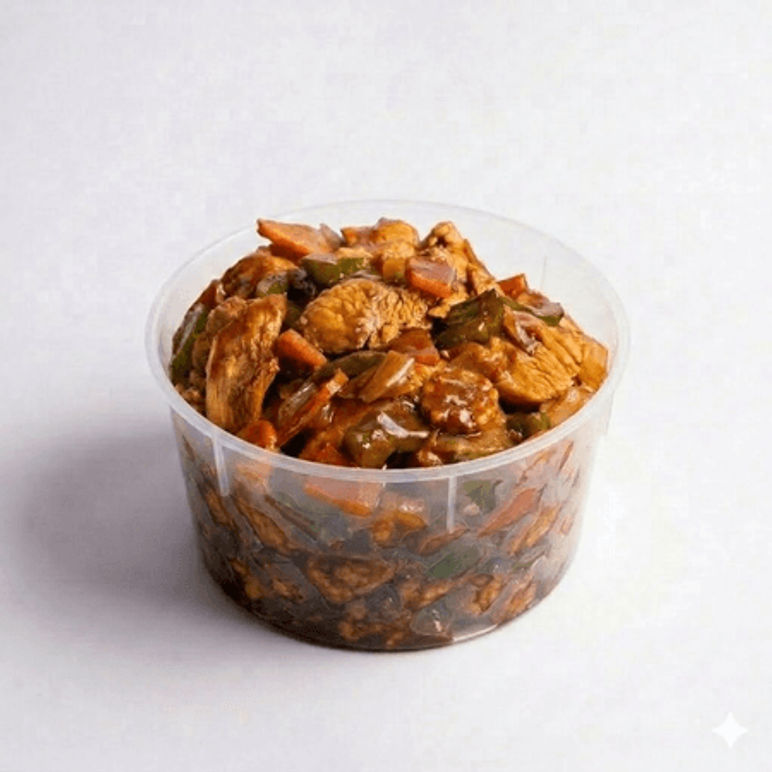 Cotidiano Pollo Vegetales Ostras