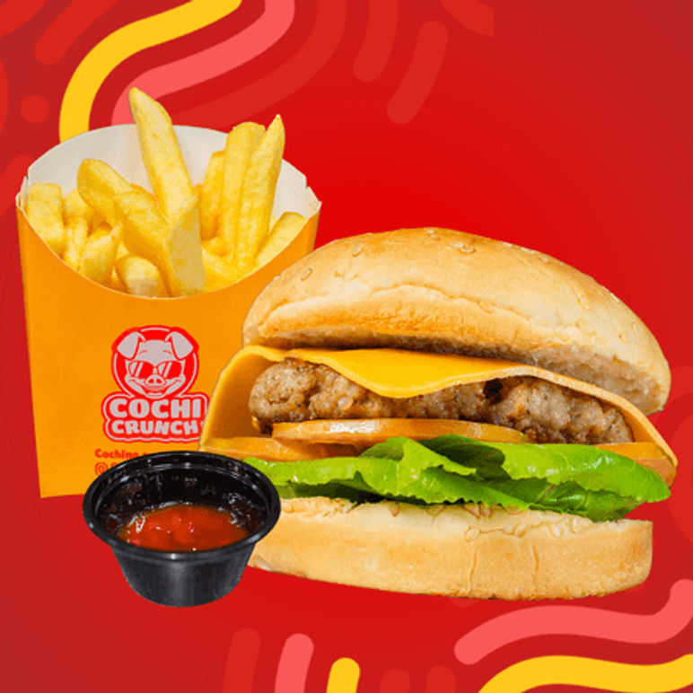 HAMBURGUESA DE CERDO