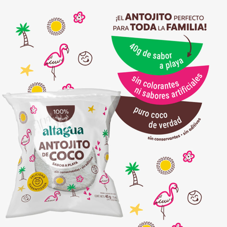 Antojito de coco 40g.