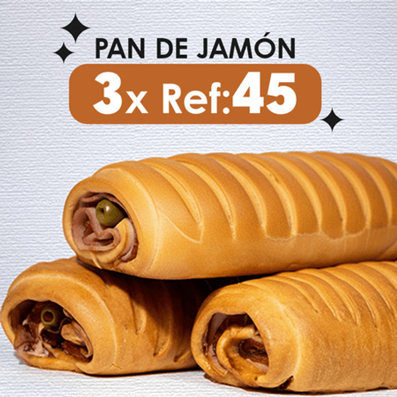 3 Panes de Jamón