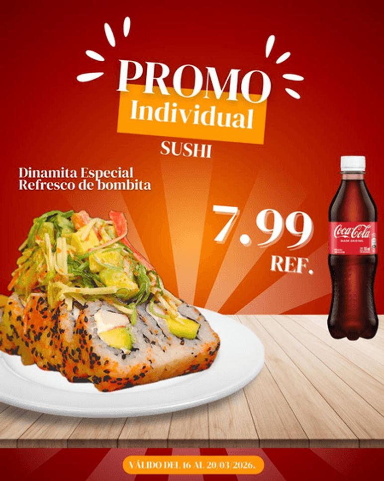 Promo Sushi Individual