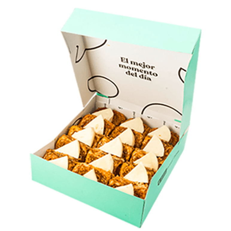 Caja de 15 Mini Golfiaos con Queso