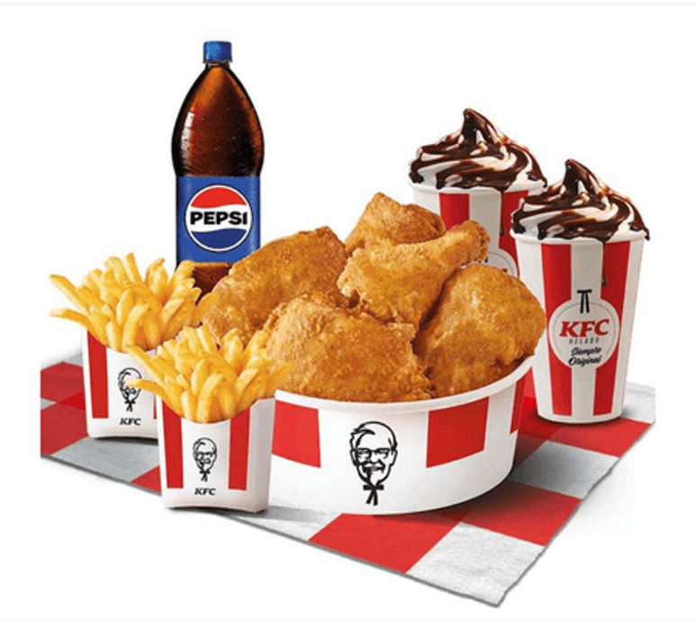 PARTE Y COMPARTE 5 PIEZAS