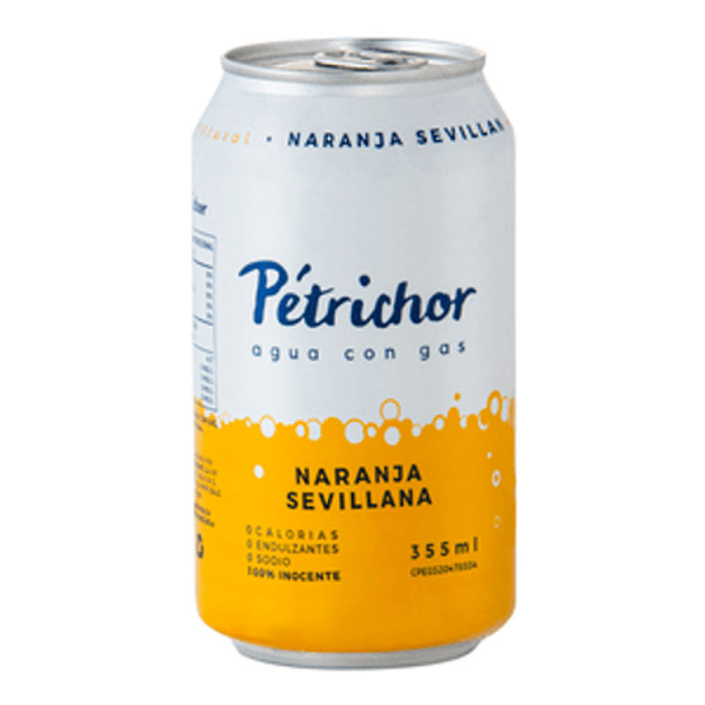 Agua con Gas Naranja Sevillana 355 ml – Petrichor