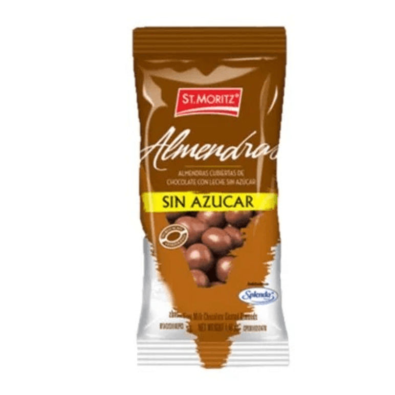 Chocolate Grageado Sin Azúcar 40 g – St. Moritz