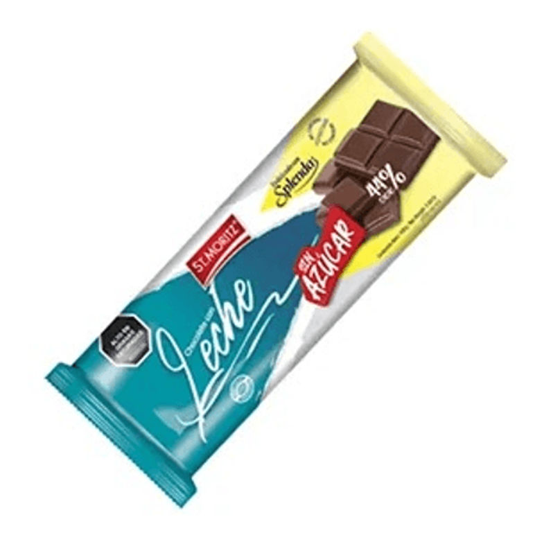 Chocolate St Moritz Leche con Splenda 100 g