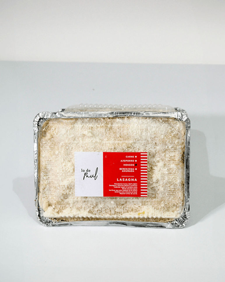 Lasagna de Hongos 980gr - Lo de Paúl 