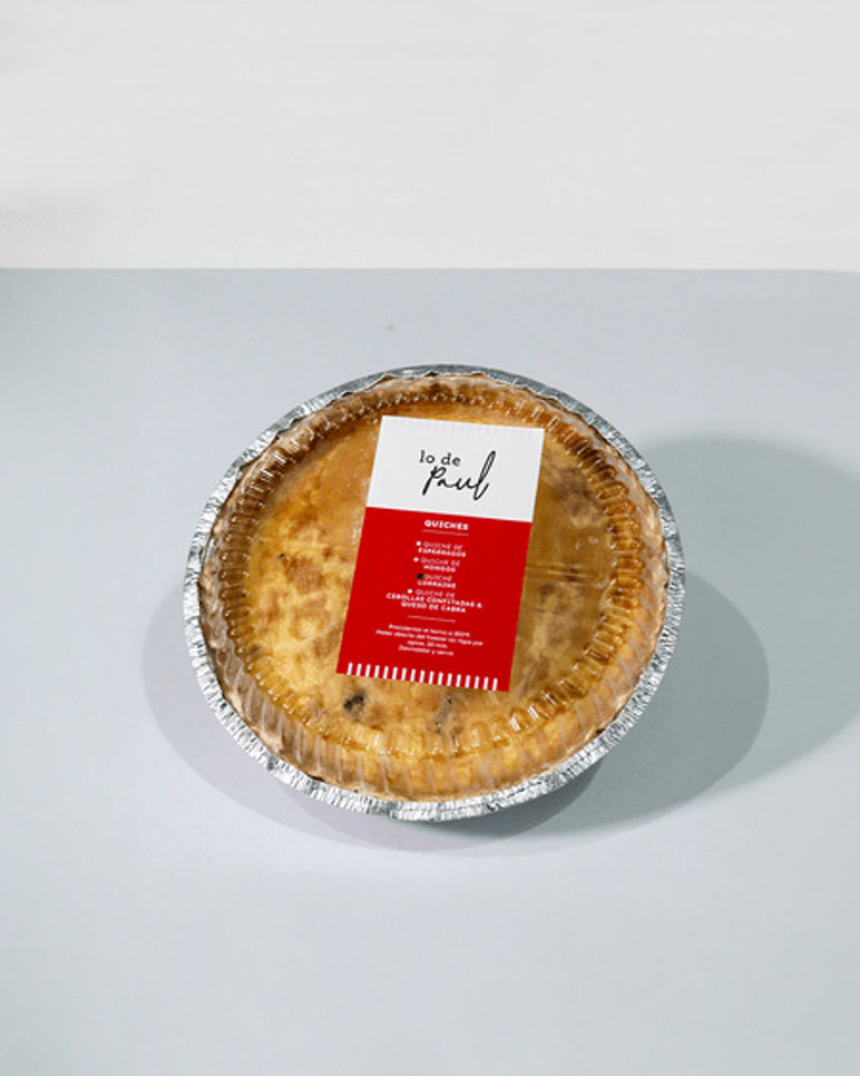 Quiche Lorraine (Queso y Tocineta) - Lo de Paúl