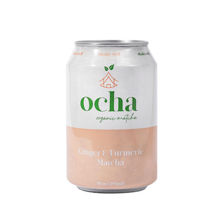 Té de Jengibre y Curcuma a Base de Matcha 295ml - Ochamatcha