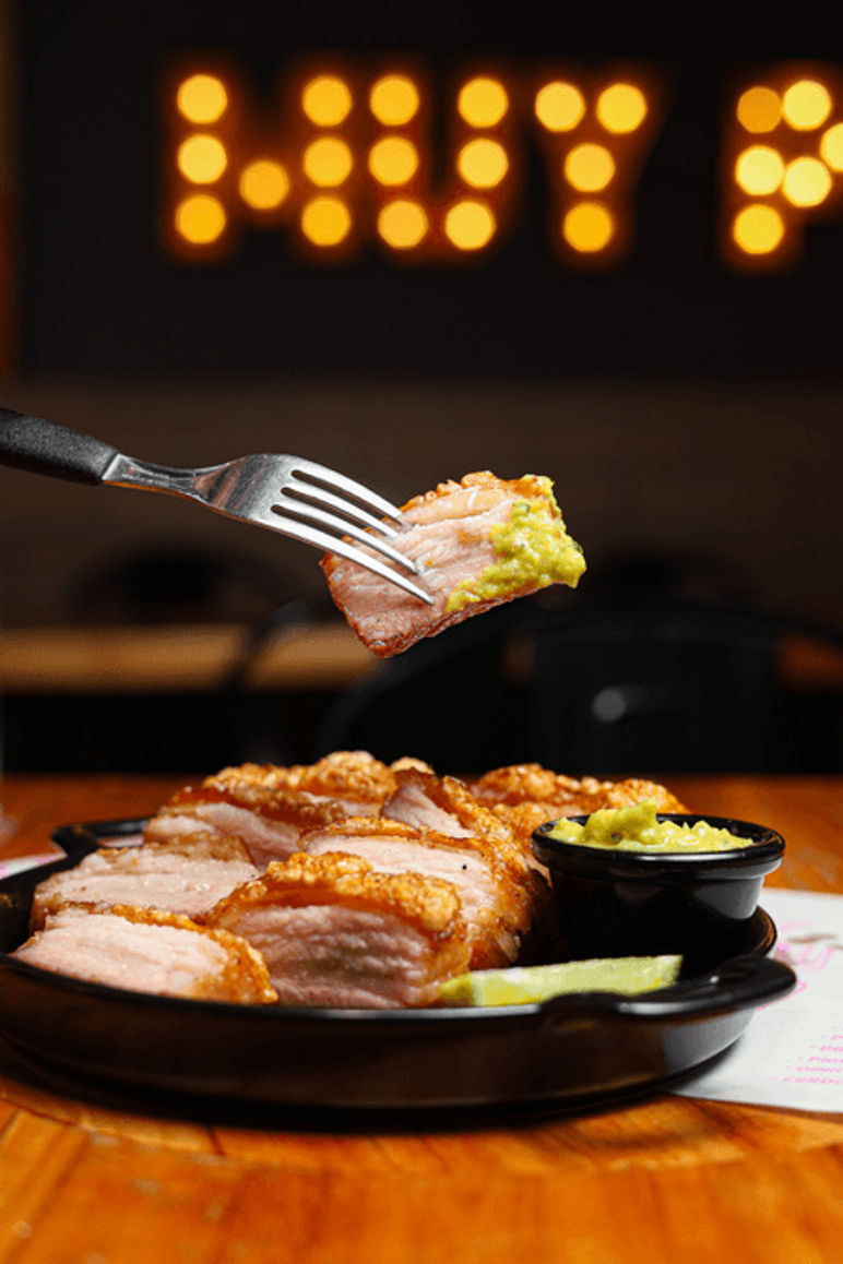 Pork Belly con guacamole