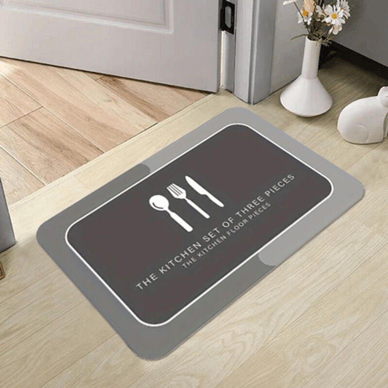 Alfombra Super Absorbente Cocina /Baño Mediana (80x50cm)