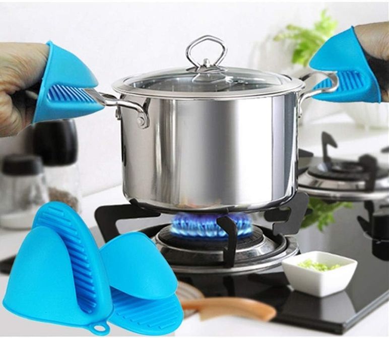 Guantes de Silicone Aislantes de Calor para Ollas y Bandejas