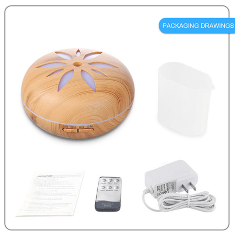 Humidificador Lámpara Flor (Filtro Digital y Control)