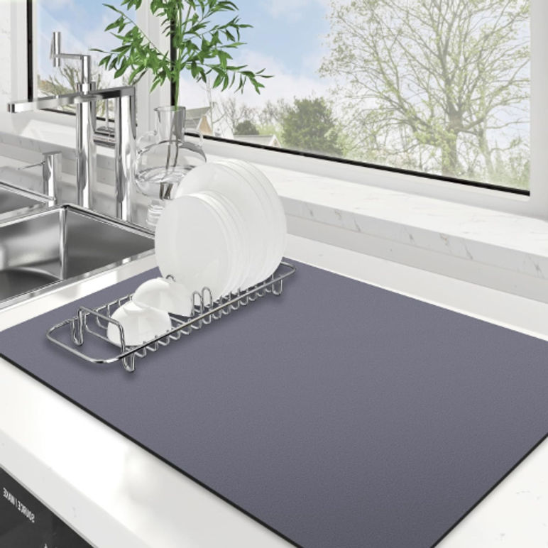 Mat Super Absorbente Para Fregadero (Seca platos)