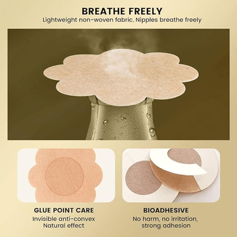 Pack de 2 Cubre Pezones Adhesivos (Hipoalergénico)