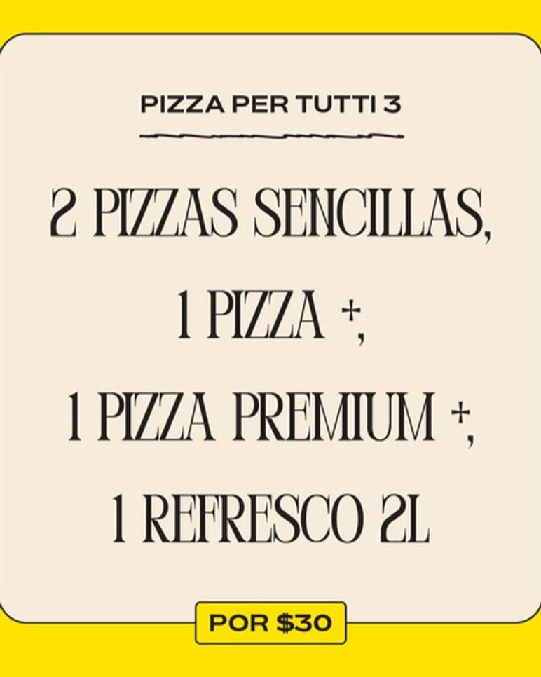Pizzas Per Tutti 3