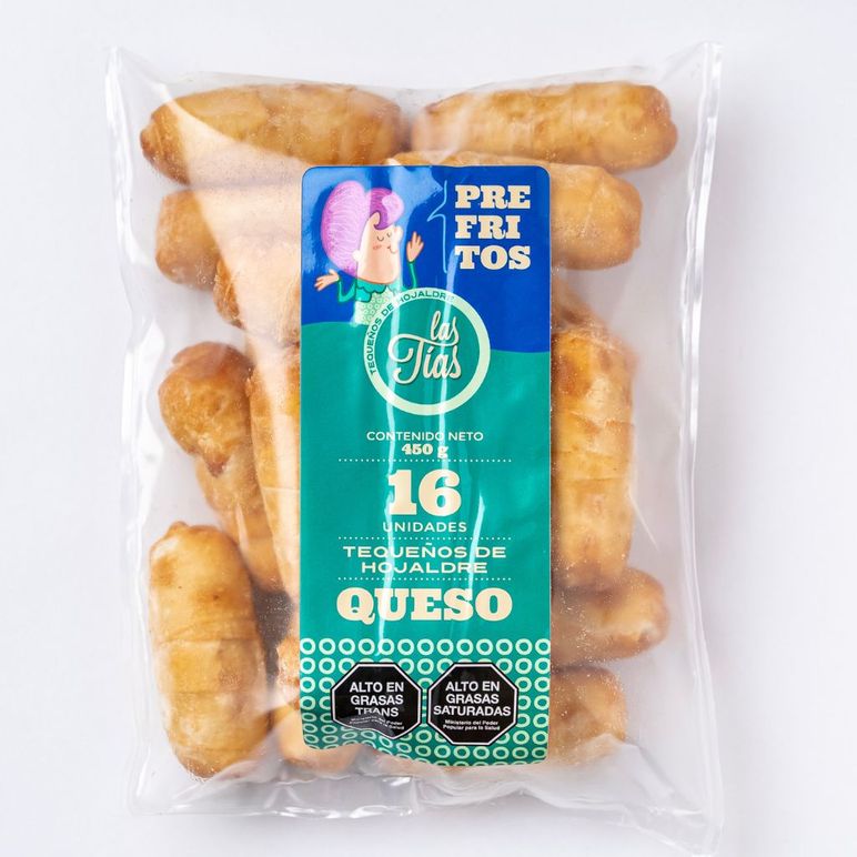 Tequeños de queso pre-fritos 16 unidades